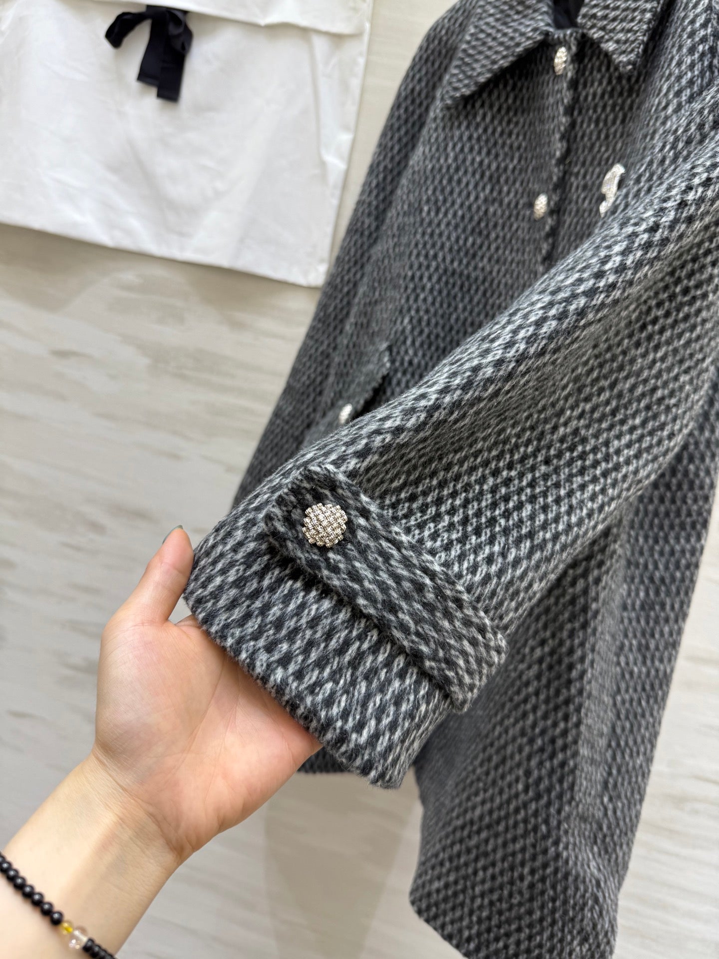 CHANEL 25S ALPACA COAT 267