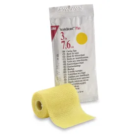 3M™ Scotchcast™ Plus Yellow Cast Tape, 3 Inch x 4 Yard, 1 Box of 10