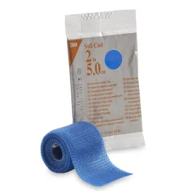 3M™ Scotchcast™ Soft Cast Tape, Blue, 2 Inch x 12 Foot, 1 Case of 10