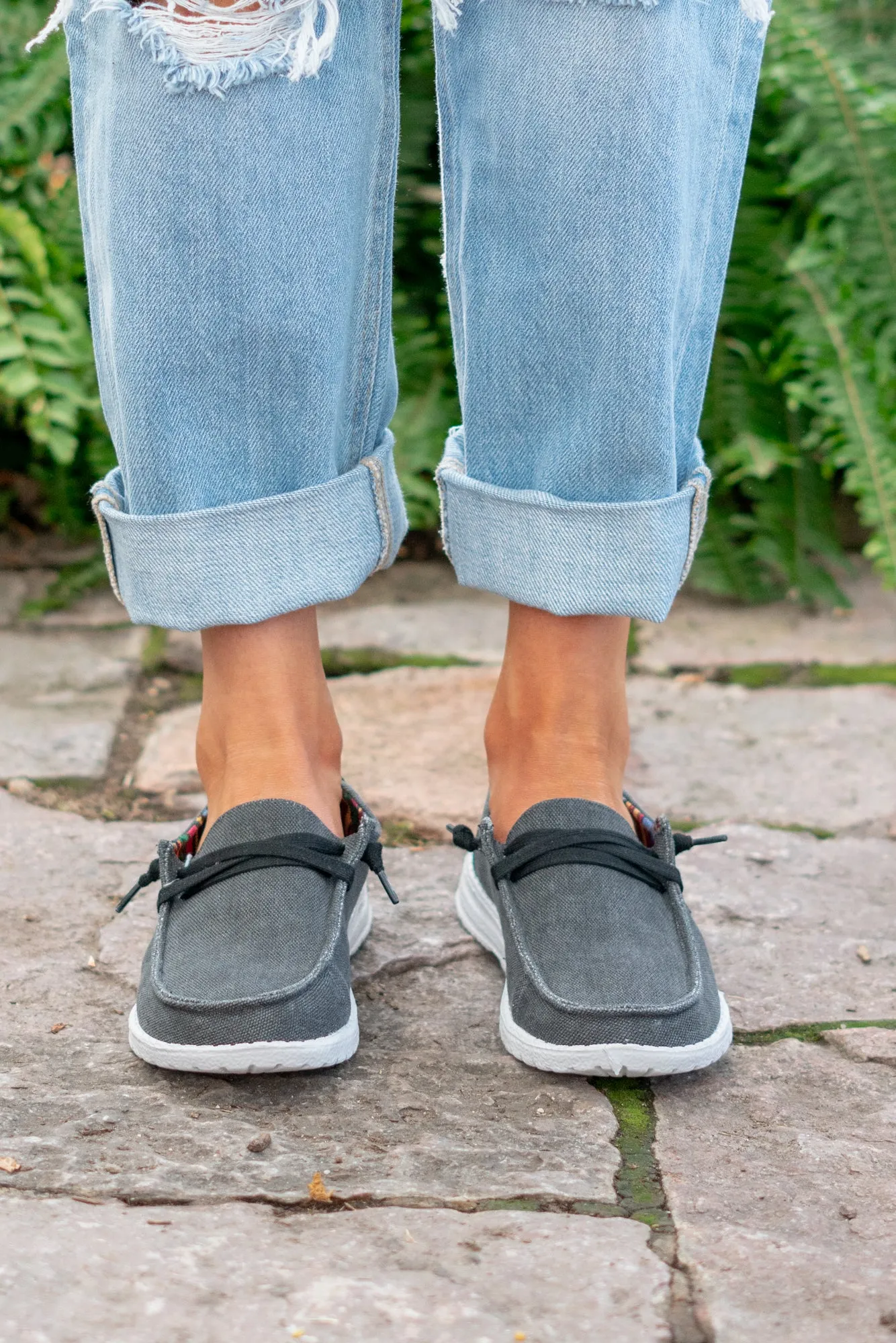 Holly Boat Shoes - Black